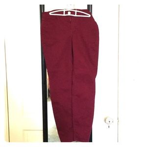 Maroon jeggings